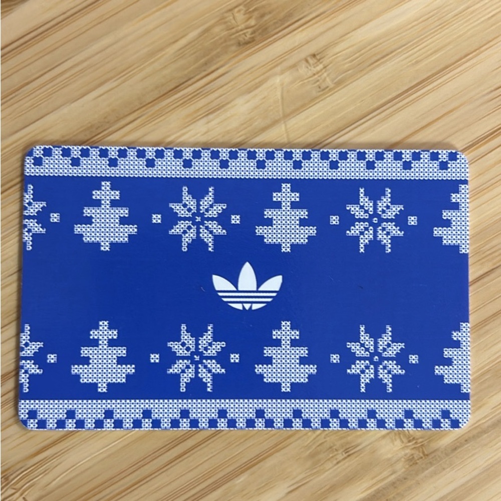 Adidas gift card.